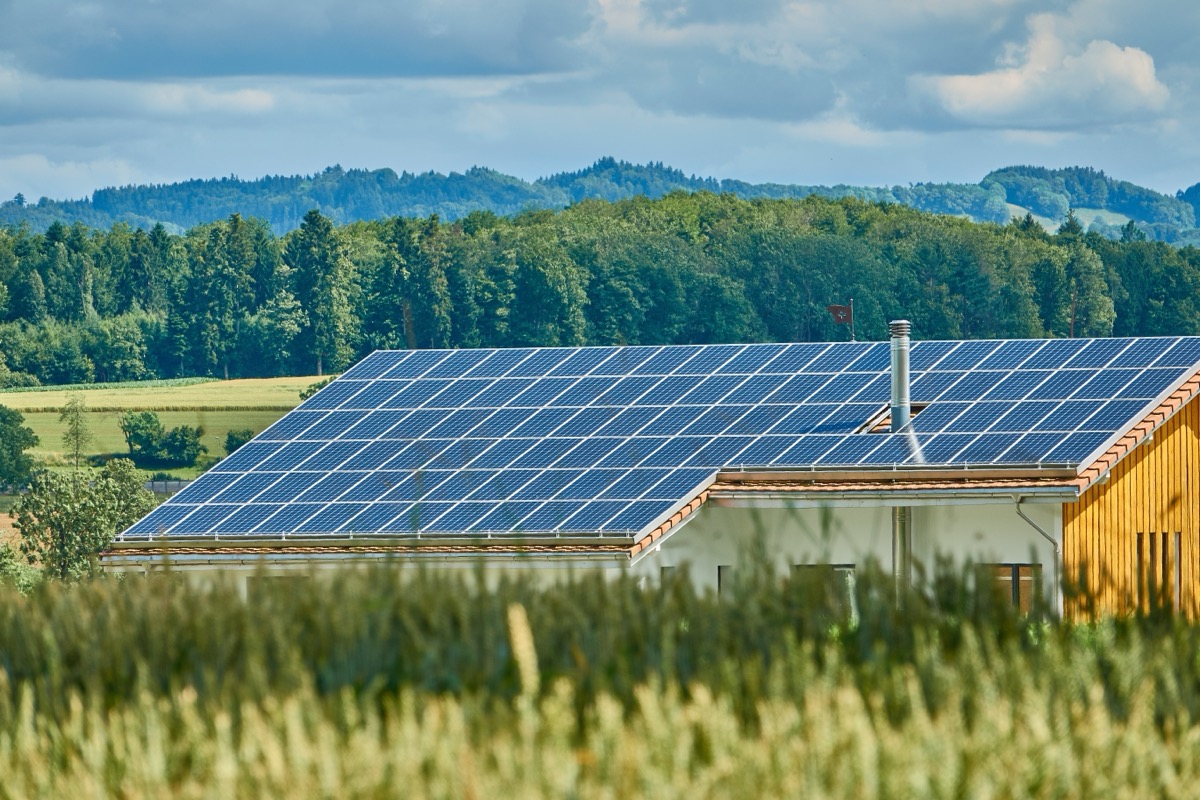Completed rooftop solar array managed with best solar installer software for project tracking